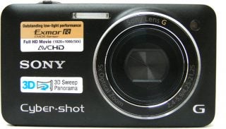 Sony Cyber-shot WX5 digital camera front view.