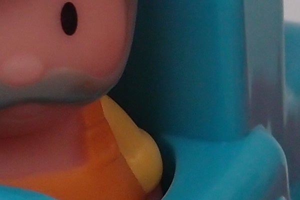 Close-up photo of a toy captured with Olympus XZ-1