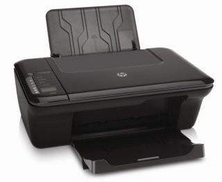 HP Deskjet 3050 All-in-One Printer with output tray extended.