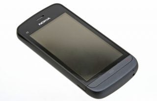 Nokia C5-03 smartphone on a white background.