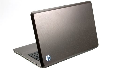 HP Envy 17 3D laptop closed, rear view.