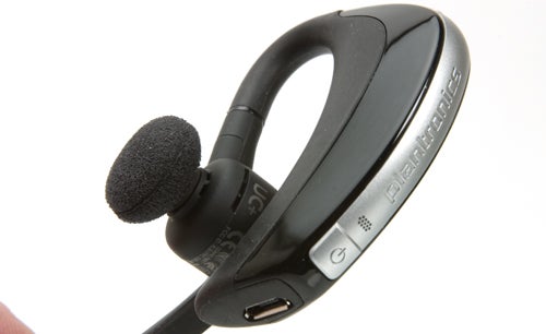 Plantronics Voyager PRO UC v2 Bluetooth headset on white background.