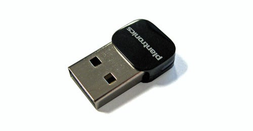 Plantronics Voyager PRO UC v2 Bluetooth USB adapter.