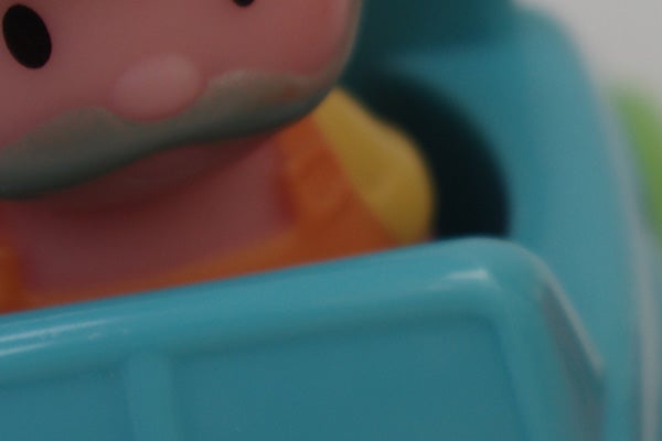 Close-up of a toy with shallow depth of field