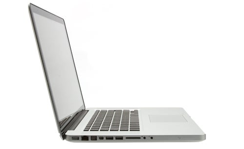 Apple MacBook Pro 15-inch on white background.