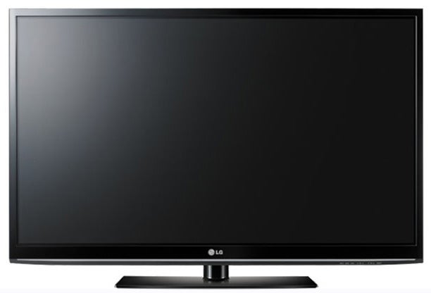 LG 50PJ350 plasma television frontal view.