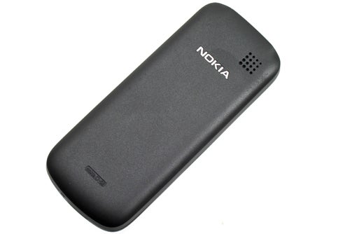 Nokia C1-02 mobile phone on white background.