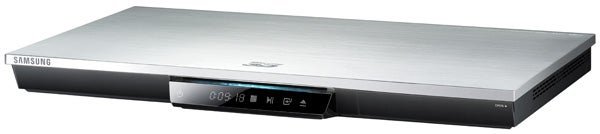 Samsung BD-D6900 3D Blu-ray player with digital display