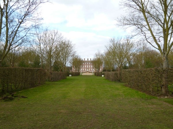 Photograph taken with Panasonic Lumix DMC-FX77 of a manor and gardens.