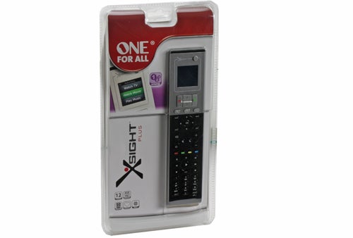 One For All Xsight Plus remote in packaging.