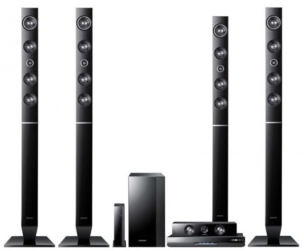 Samsung HT-D6750W Home Theater System Components.