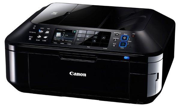 Canon PIXMA MX885 multifunction printer on white background.