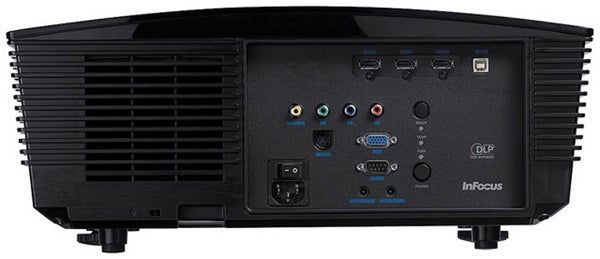 InFocus ScreenPlay SP8604 projector back panel with ports.