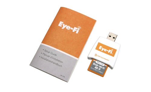 Eye-Fi Pro X2 8GB Wi-Fi SD card with packaging.