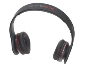Beats Solo headphones in black with red accents