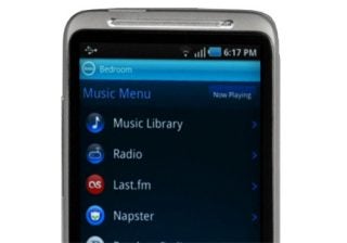Sonos Controller app interface on Android smartphone.