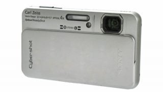 Sony Cyber-shot TX10 camera on a white background.