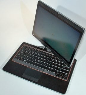 Dell Latitude XT3 laptop with screen and keyboard visible