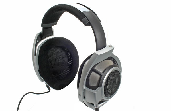 Sennheiser HD 800 headphones on white background