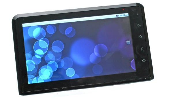 Time2Touch HC701A tablet displaying home screen on white background.