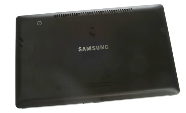 Samsung Series 7 Slate 700T back cover view.