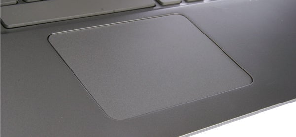 Close-up of Acer Aspire S3 laptop's touchpad.