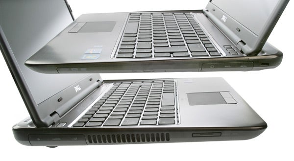 Dell Inspiron 14z laptops side-by-side comparison view.