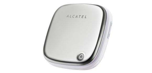 Alcatel OT-810 flip phone closed view.