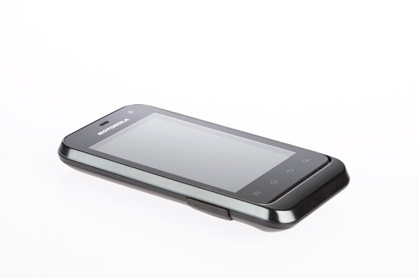 Motorola Defy Mini smartphone on white background.