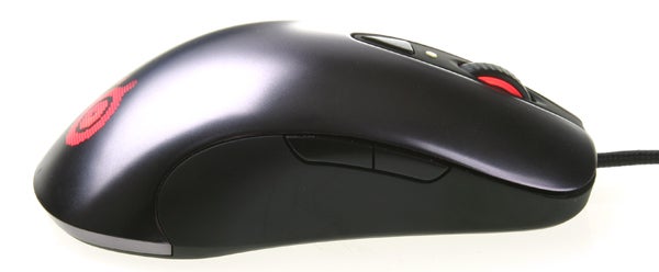 SteelSeries Sensei gaming mouse on white background.