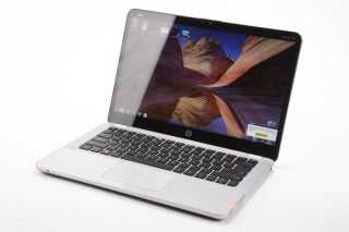 HP Envy 14 Spectre laptop on white background