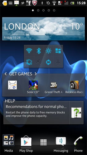 Sony Xperia S Screenshot