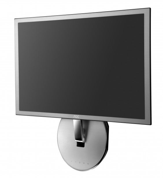 AOC i2353Fh 23-inch IPS LED monitor on a silver stand.