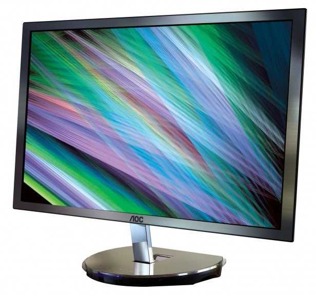 AOC i2353Fh 23-inch IPS LED Monitor displaying vibrant colors.