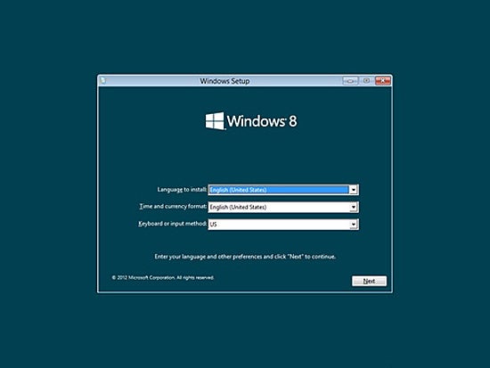 Windows 8 Install