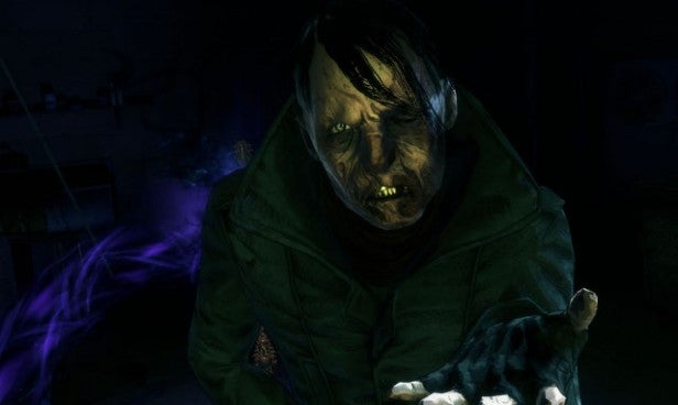 Screenshot of a character from The Darkness II video game.