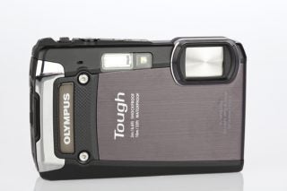 Olympus Tough TG-820 camera on white background