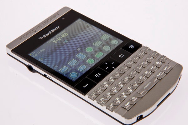 BlackBerry Porsche Design P'9981 smartphone on white background