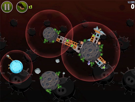 Angry Birds Space level