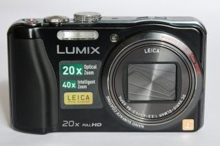 Panasonic Lumix TZ30 camera with 20x optical zoom feature.