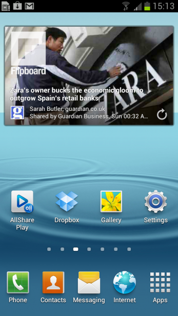 Samsung Galaxy S3 - Screenshot