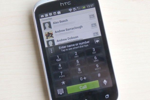 HTC Desire C Contacts