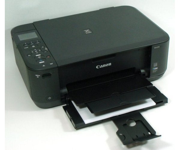 Canon PIXMA MG4250 printer with output tray extended.