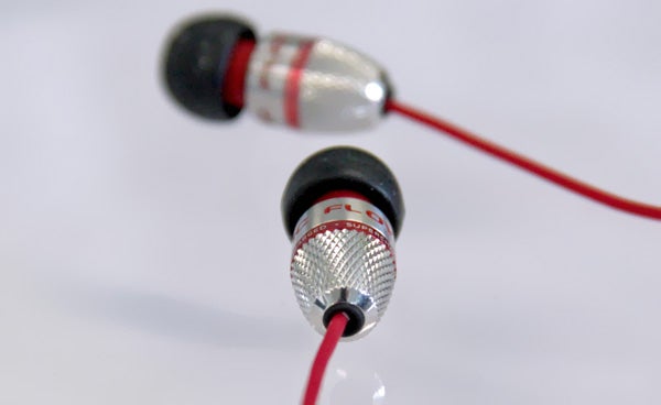 Atomic Floyd SuperDarts Earphones W/ in-Line controls and Soundproofing Silver 