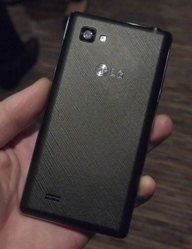 LG Optimus 4X HD P880 smartphone held in a hand