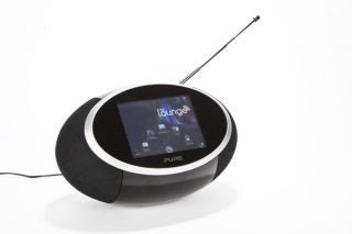 Pure Sensia 200D Connect digital radio with touchscreen display.