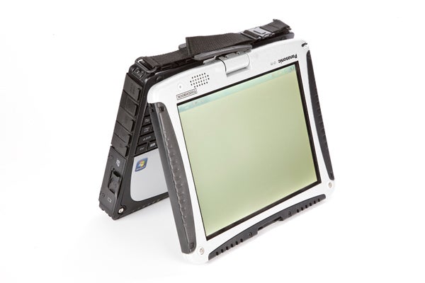 Panasonic Toughbook CF-19 in convertible tablet mode.
