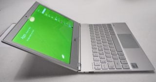 Acer Aspire S7 11.6-inch laptop open at an angle