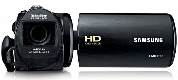 Samsung HD camcorder with Schneider Kreuznach lens.