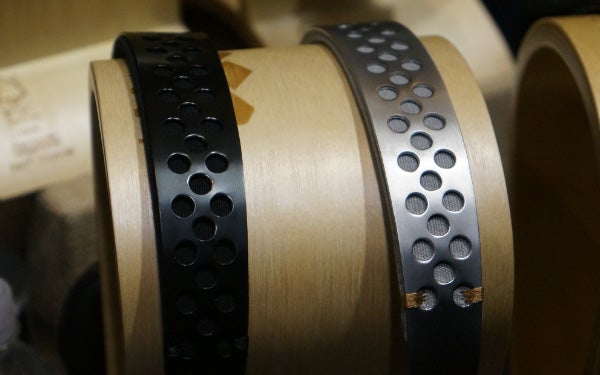 Close-up of House of Marley Liberate headphones band design.